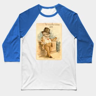 Vintage Skeleton-Gambler Baseball T-Shirt